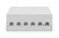Miniatyrbillede 4 af 6: Digitus Desktop Modular Patch Panel - Afskærmet - 6-Port - Grå - Stål - Vægmontering - ROHS/REACH-overensstemmelse - 112 mm - 44 mm (DN-93716)