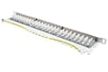 Miniatyrbillede 2 af 3: Patchpanel 48,30 cm (19") Kat. 6A, 24-ports, 0,5 U, STP-afskærmet, åbning uden værktøj, ren hvid (RAL9010), Go (GC-N0143)