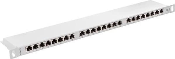 Lanberg PPS6-0024-S patchpanel 0,5U