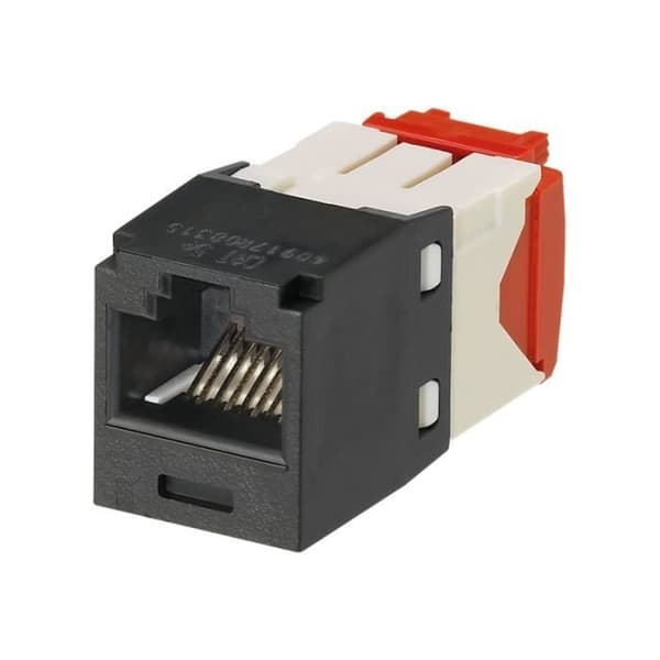 Panduit MINI-COM TX-5e 1-ports svart moduluttag