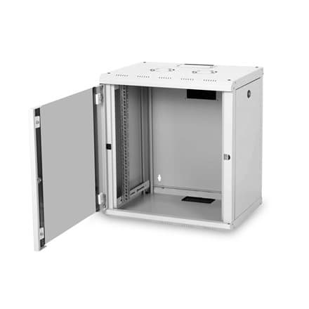 Digitus | Wall Mounting Cabinet | DN-19 12-U | Grey | IP protection class: IP20; Front door: Glass door, single opening; Cabinet type: Wall mounting c