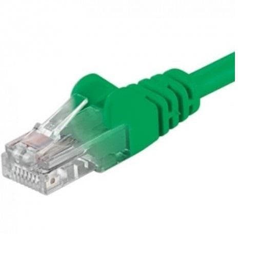 Patchcord UTP RJ45-RJ45 Cat.5e 1m, verde, "UTP-5E-1-GN" (timbru verde 0.08 lei)