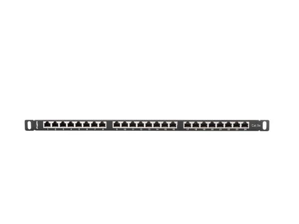 LANBERG PATCH PANEL 24-PORTAR 0.5U CAT.5E FTP SVART