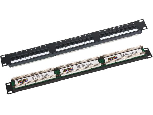 Alantec PK-U5-1 patchpanel 1U Sort