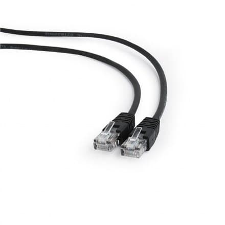 Gembird | CAT 5e | Patch-kaapeli | Mies | RJ-45 | Mies | RJ-45 | Musta | 0,5 m