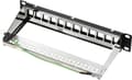 Miniatyrbillede 2 af 4: Renkforce RF-4996626 12 ports patchpanel 254 mm (10) Uden stik 1 HE Sort