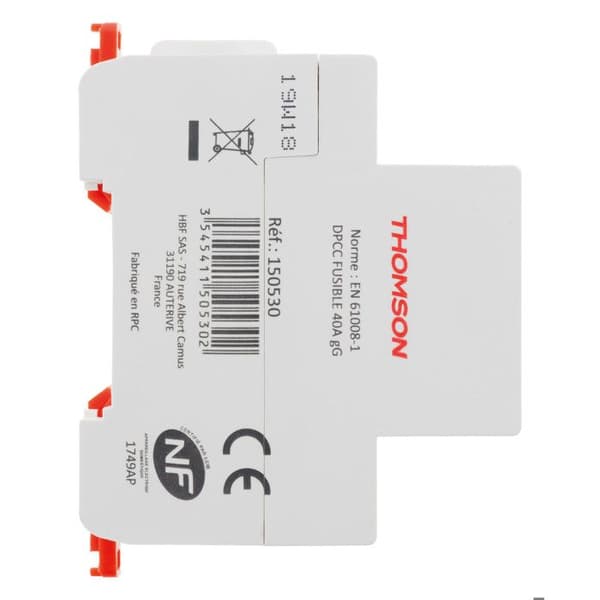 Differentialbrytare - THOMSON - 40A - 30mA typ A - Enligt NF - Skruvinstallation