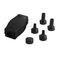 Miniatyrbillede 4 af 5: Creative Cables Samledåse Con01 2 Outlets Sort