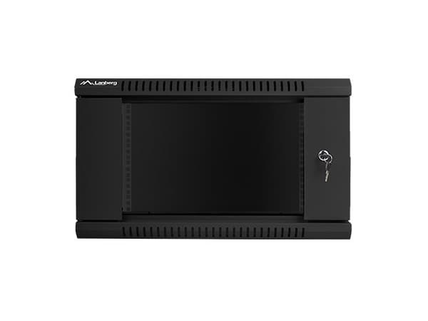 Lanberg väggmonterat 19" ställskåp 6U 600x450 svart wf01-6406-10b
