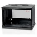Miniatyrbillede 1 af 5: Techly Vægstativskab 19 6U D320 Sort samlet" I-CASE EL-1006B32