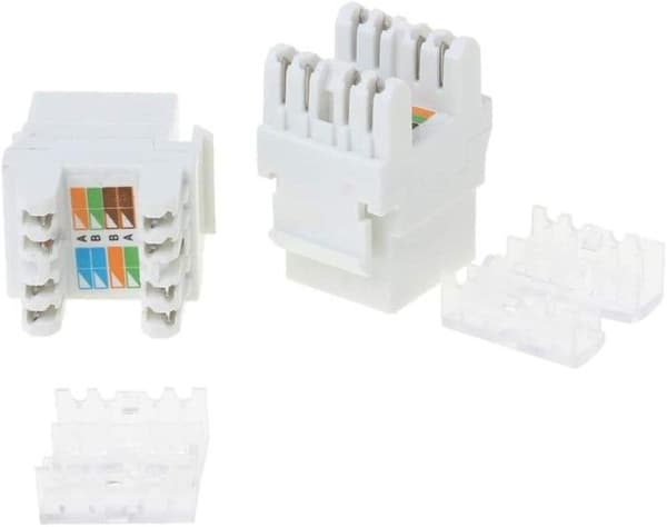 Rj45 Honmodul Cat 6a Utp Keystone Typ Lapara Nätverk