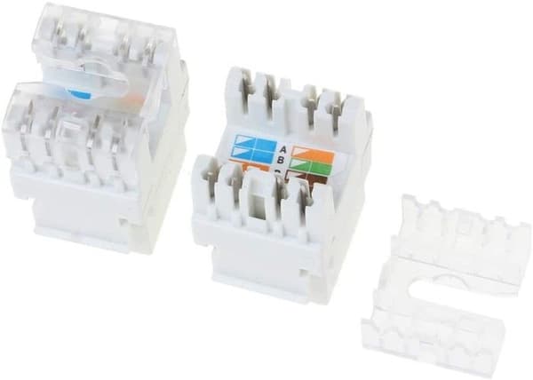 Rj45 Honmodul Cat 6a Utp Keystone Typ Lapara Nätverk