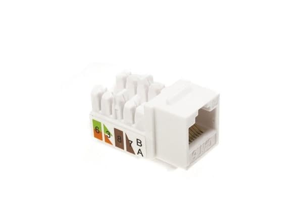 Rj45 Hona Modul Cat 6 Utp Keystone Slim Typ Lapara Nätverk