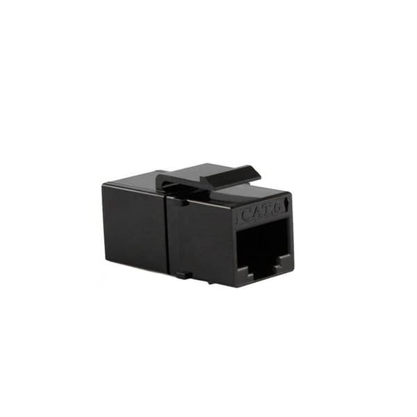 Dubbel kvinnlig Rj45-adapter Cat 6 Utp Keystone Typ Lapara Nätverk