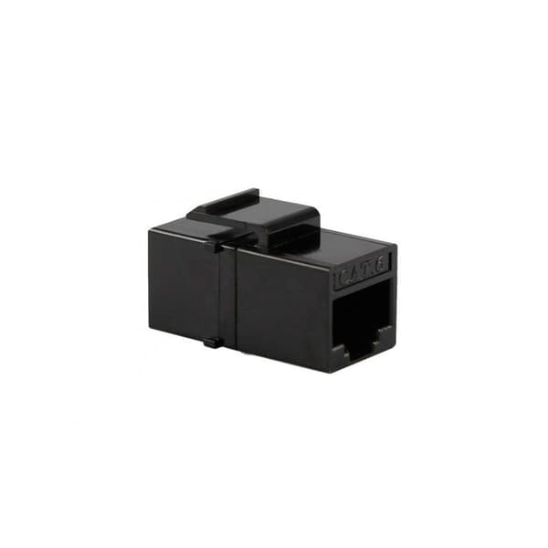 Dubbel kvinnlig Rj45-adapter Cat 6 Utp Keystone Typ Lapara Nätverk