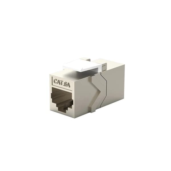 Rj45 dubbel kvinnlig adapter Cat 6a Ftp Keystone typ Lapara nätverkande