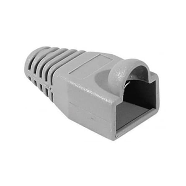 Ärmar för RJ45-uttag - Grå - Paket med 10 st