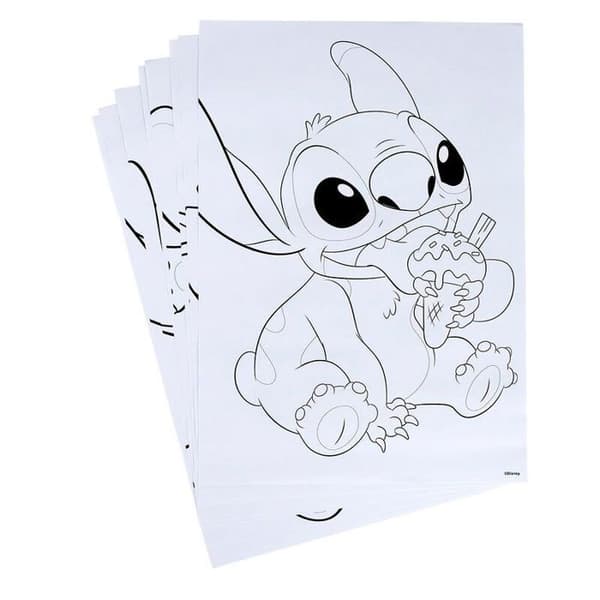 Barns skrivset - Cerda - Disney Stitch - Flerfärgad - 11x24x9,5 cm - 6-12 år