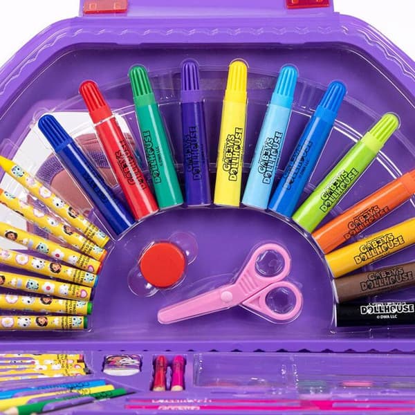 Papperssats - Cerda - Gabbys Dollhouse - 50 delar - Lila - Inomhusbruk