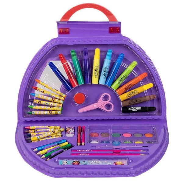 Papperssats - Cerda - Gabbys Dollhouse - 50 delar - Lila - Inomhusbruk