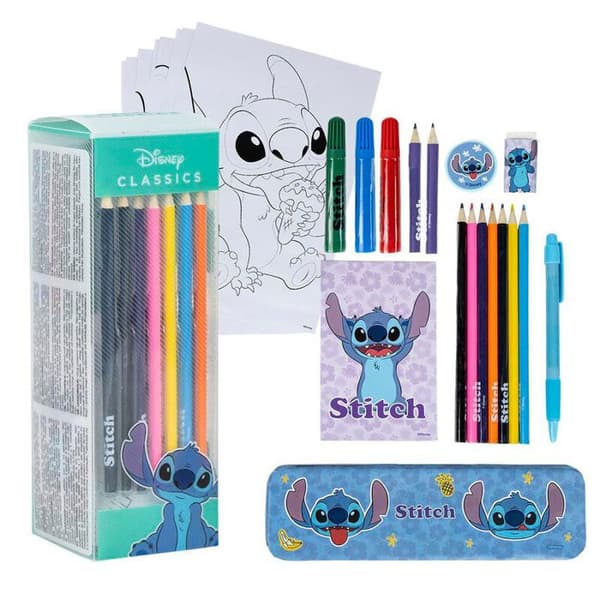 Barnset av papper Cerda Disney Stitch - 30x30x2,5 cm