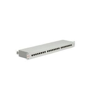ROLINE 48,30 cm (19") patchpanel 1 U, 24 portar, Cat.5e, grå (26.11.0329)