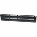 Miniatyrbillede 1 af 4: Intellinet patchpanel, Cat6, UTP, 48 porte, 2U, sort