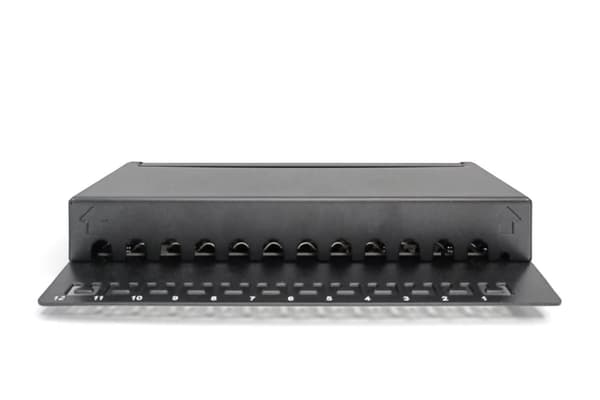 Digitus Desktop CAT 6A, Klasse EA patchpanel, skærmet, sort Sort