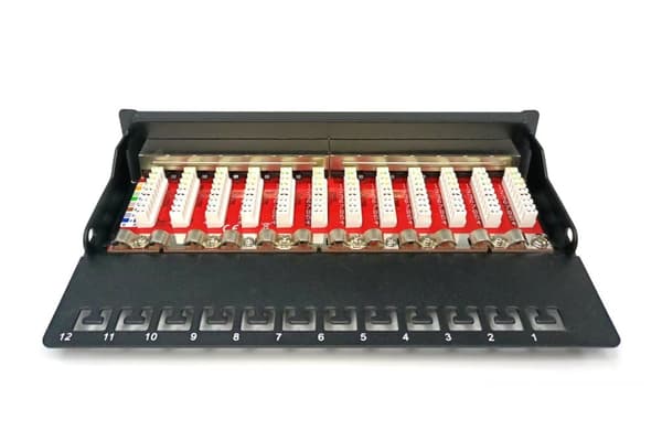 Digitus Desktop CAT 6A, Klasse EA patchpanel, skærmet, sort