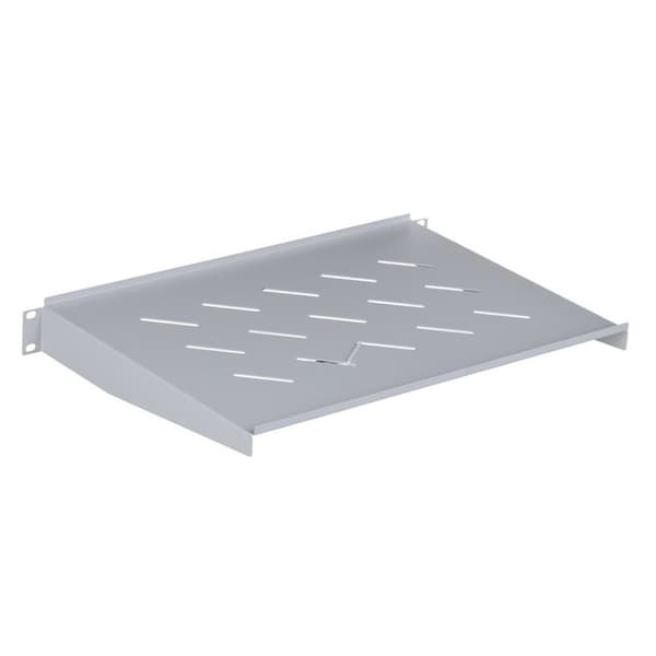 Lanberg hylly 19" räkeille, universaali 1U AK-1008-S