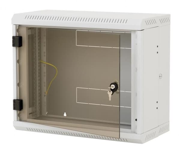 Triton 19" Rack Vægmonteret 4U/295 glasdør Vægmonteret rack Grå