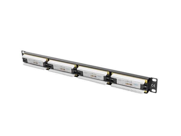 Lanberg PPU6-1024-B patchpanel 1U Sort