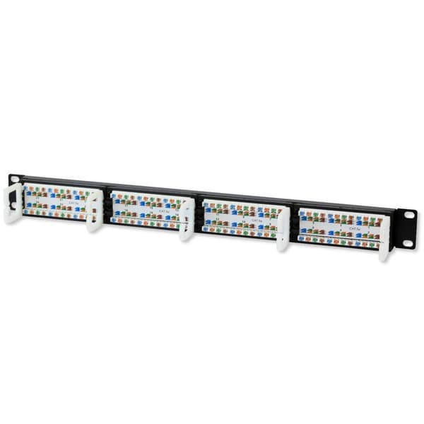 Techly Patchpanel UTP 24 Ports RJ45 Cat.5E I-PP 24-RU-C5ET
