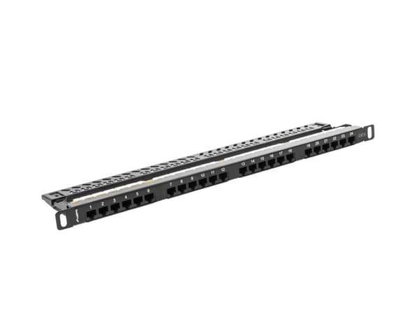 Lanberg PPU6-0024-B patchpanel 0,5U