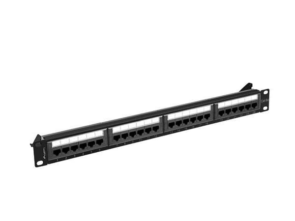 Lanberg PPUA-1024-B patchpanel 1U Sort