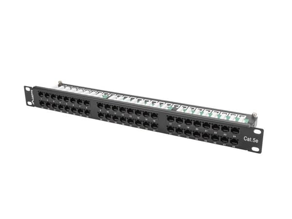 Lanberg PPU5-1048-B patchpanel 1U