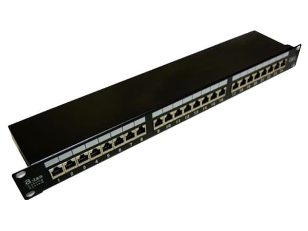 Alantec PK006 Patchpanel STP cat.5e 24 porte LSA 1U 19"