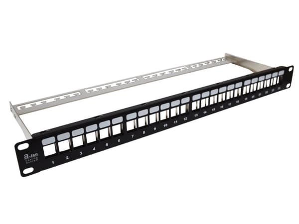 Alan PK020 patchpanel 1U Sort