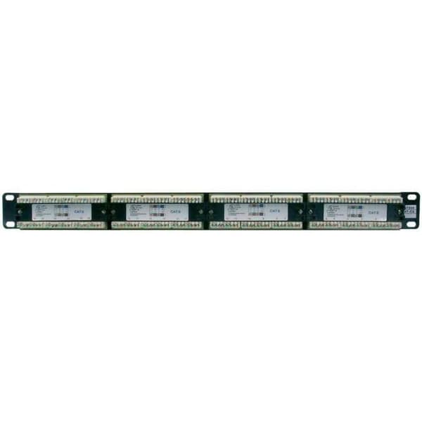 19" Cat.5e patchpanel 24 RJ45-portar - DIGITUS - Grå