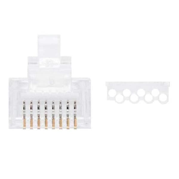 OCIODUAL Nanocable 10.21.0201-50 Kat.6 RJ45-kontakt 50 st med guidekontakt Uttag Pluggar Uttag Ethernet LAN-kontakter
