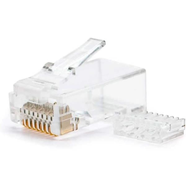 OCIODUAL Nanocable 10.21.0201-50 Kat.6 RJ45-kontakt 50 st med guidekontakt Uttag Pluggar Uttag Ethernet LAN-kontakter