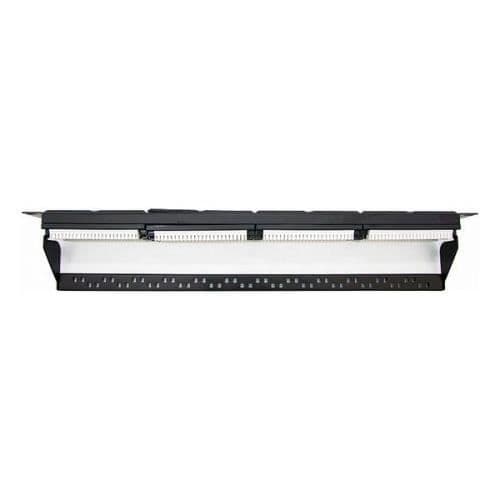 Patchpanel - NANOCABLE - 10.21.3124 - 24 portar - UTP Kategori 6 - 19" RJ45 Black