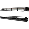 Miniatyrbild 1 av 3: Patchpanel - NANOCABLE - 10.21.3124 - 24 portar - UTP Kategori 6 - 19" RJ45 Black