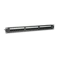 Miniatyrbild 2 av 4: Anslutningsplats - EQUIP - 135425 - Cat6 - 24 portar - Svart - 1U