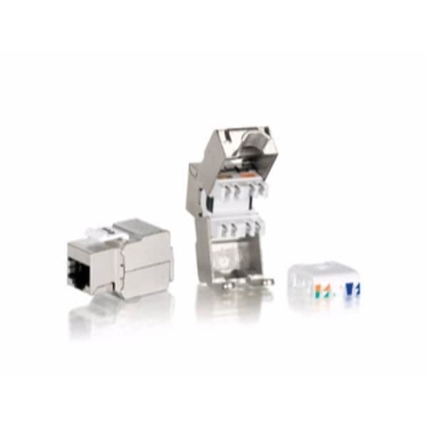 Rj45 Ftp Cat6 honkontakt - EQUIP - Kit 8 enheter - Cat6 Keystone Tool panel