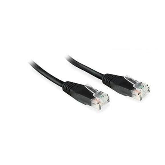 Nätverkskabel - MICRO CONNECT - U-UTP CAT6 0,5M - Svart - Inomhus - 7 mm