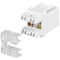 Miniatyrbild 3 av 3: Keystone Jack CAT 5e UTP LSA Goobay - Vit - TIA 568A/B kodade anslutningar