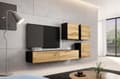 Miniatyrbillede 2 af 2: Cama firkantet skab VIGO 50/50/30 sort/wotan eg