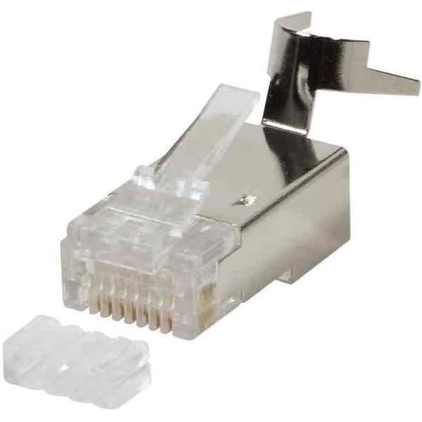 RJ45-hane kontakt - LogiLink - Cat. 6A - Skärmad - 10-pack - Guldpläterade kontakter