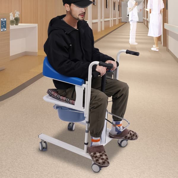 Hydraulisk Patientløftestol, 180° Ryglæn Åbning, Justerbar Løftehøjde